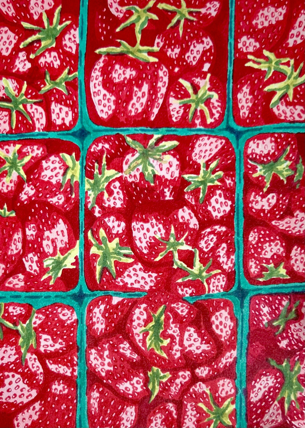 farmers market strawberries