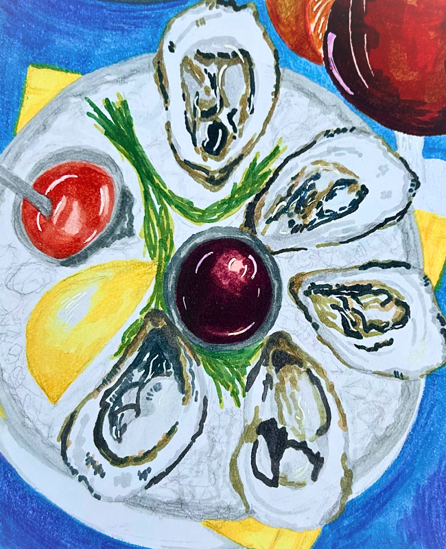 an oyster a day or something like that